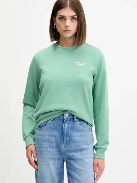 Tommy Jeans hanorac de verde