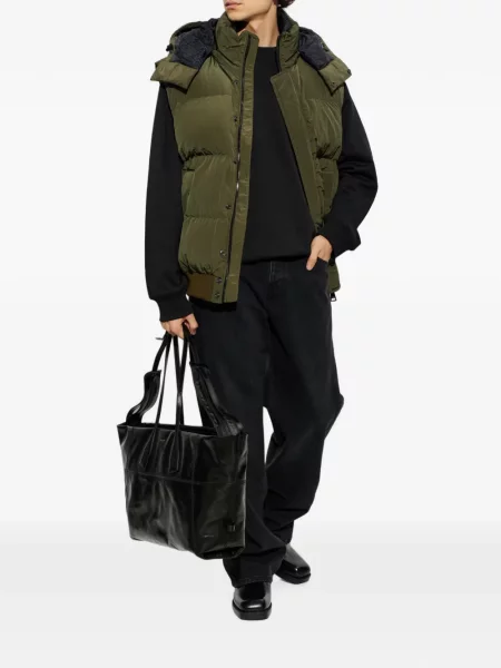 Vestă Balmain cu glugă verde