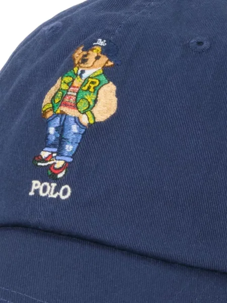 Portofel Polo Ralph Lauren din piele cu cataramă albastru