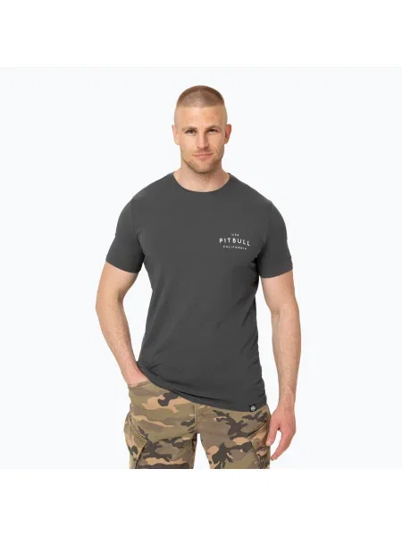 Tricou pentru bărbați Pitbull USA CAL grafit