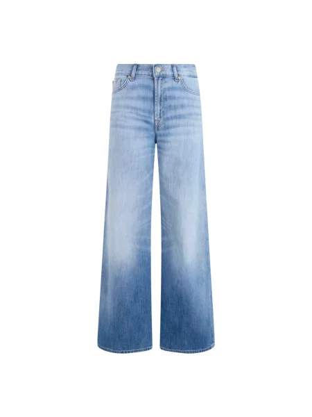 Spodnie 7 For All Mankind niebieskie