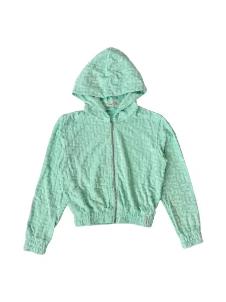 Bluza z kapturem Hinnominate z kapturem zielona