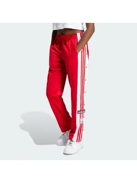 Donji dio trenirke adidas Originals Adibreak Pant crvena s uzorkom bijela