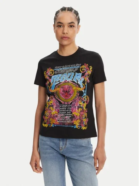Versace Jeans Couture Tricou negru