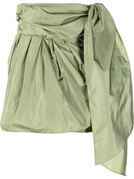 Pantaloni scurți Alberta Ferretti cu legături verde