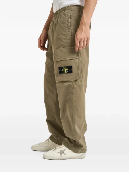 Pantaloni Stone Island cu strasuri