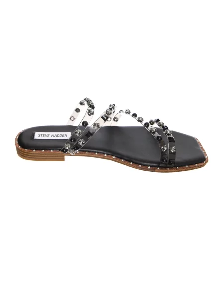 Klapki Steve Madden bez obcasa czarne