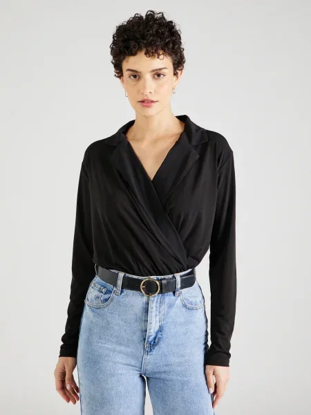 ABOUT YOU Bluză body Charlie' negru