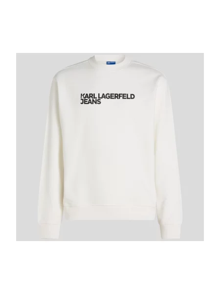Mikina Karl Lagerfeld Jeans bílá
