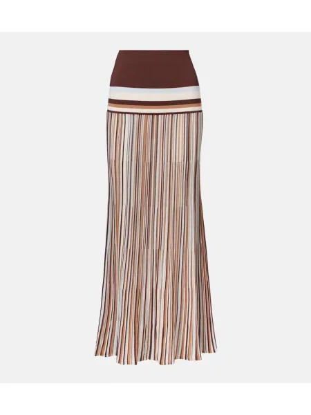 Maksi spódnica maxi Faithfull brązowa