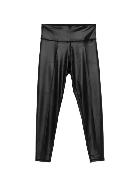 Leggings Dkny din piele negru