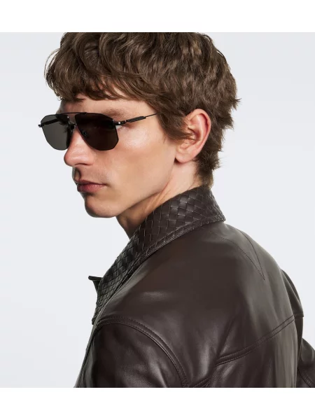 Ochelari de soare Bottega Veneta negru
