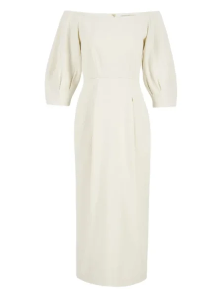 Rochie midi Gabriela Hearst până la genunchi de costum