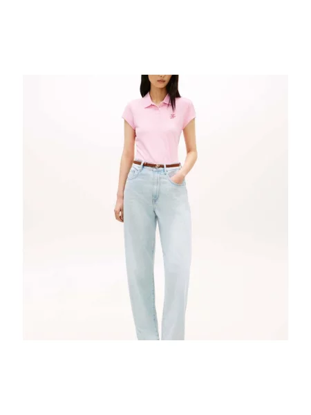Tricou Tommy Hilfiger roz