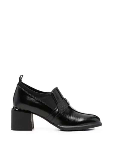 Pantofi cu toc Linda Baumann cu autograf negru