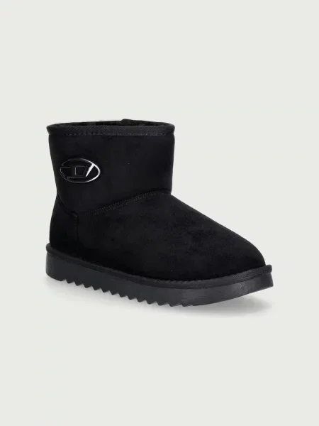 Diesel cizme de zăpadă pentru copii D-DAATEN BOOTS negru