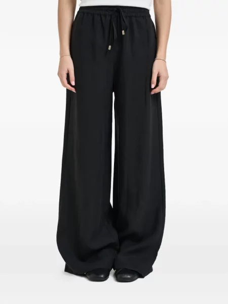 Pantaloni palazzo Liu Jo cu cordon negru
