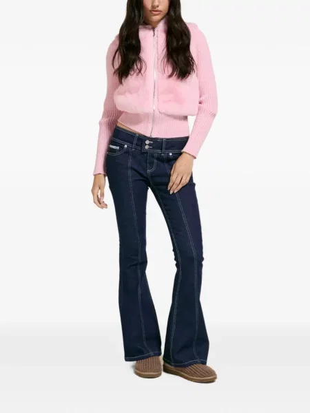 Hoodie Juicy Couture με γούνα ροζ