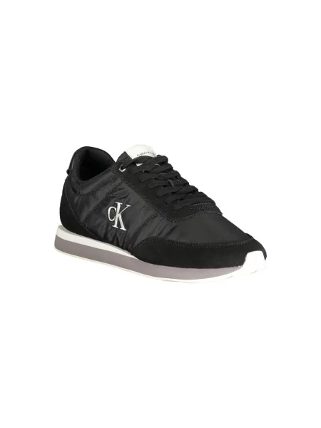 Sneakersy Calvin Klein sznurowane czarne