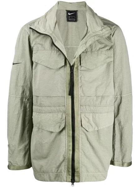 Geacă Nike cu buzunare aplicate verde