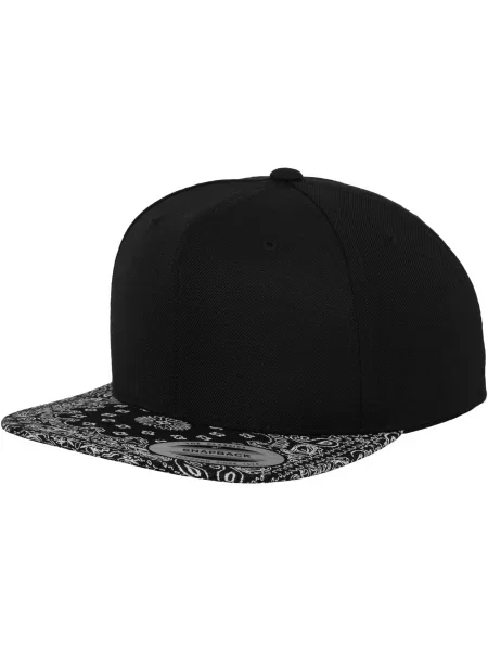 Șapcă Flexfit cu model paisley negru