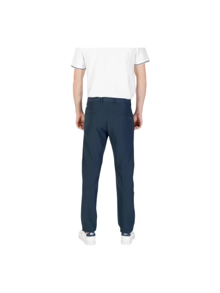 Skinny spodnie Hugo Boss casual ze stretchu niebieskie