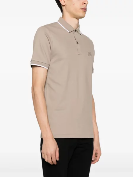 Tricou polo Boss cu autograf