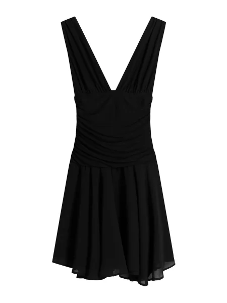 Bershka Obleka črna