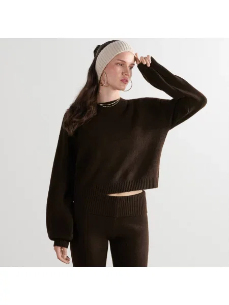 Свитер Cropp коричневый
