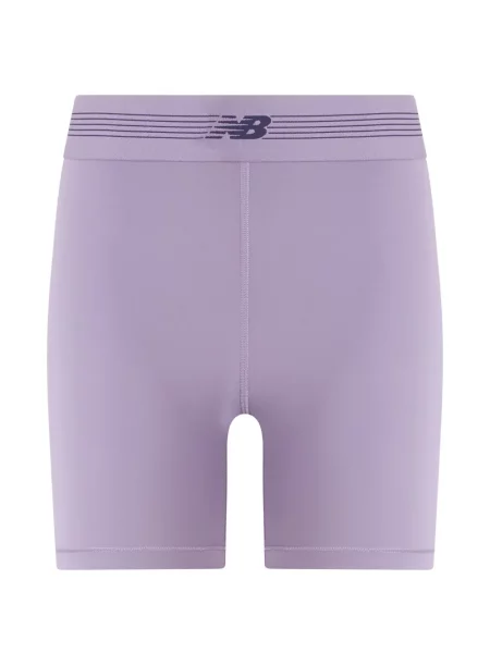 Pantaloni scurți New Balance cu imagine violet