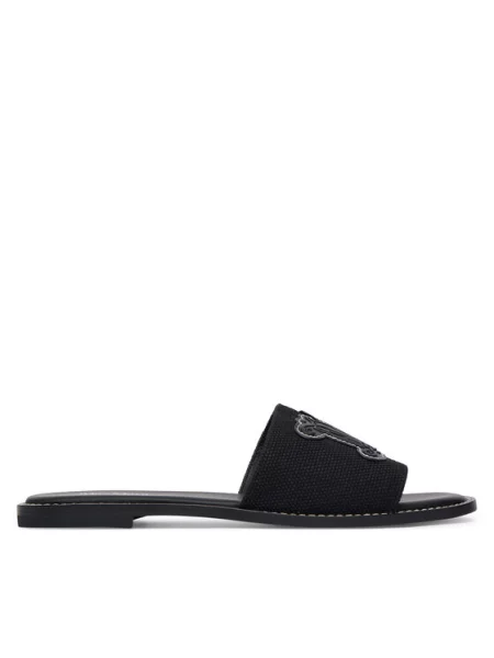 Max Mara Klapki czarny