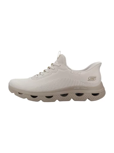 Boty Skechers Sport Zapatillas Mujer Modèle Slip-ins Bobs Arc Waves béžové