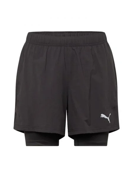 PUMA Športové nohavice RUN VELOCITY ULTRAWEAVE / biela čierna