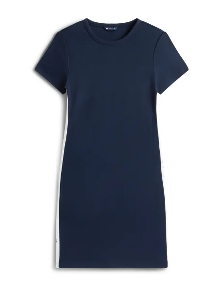 Tommy Jeans Rochie bleumarin alb