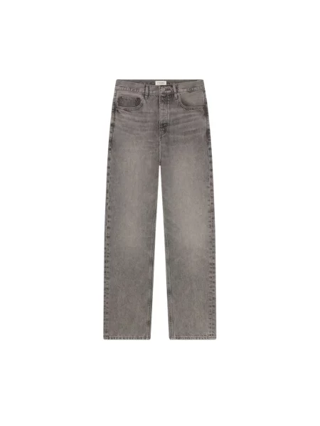 Jeansy straight leg Frame szare
