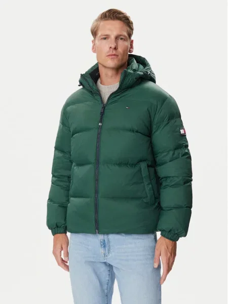 Tommy Jeans Geacă din puf Essential  închis verde