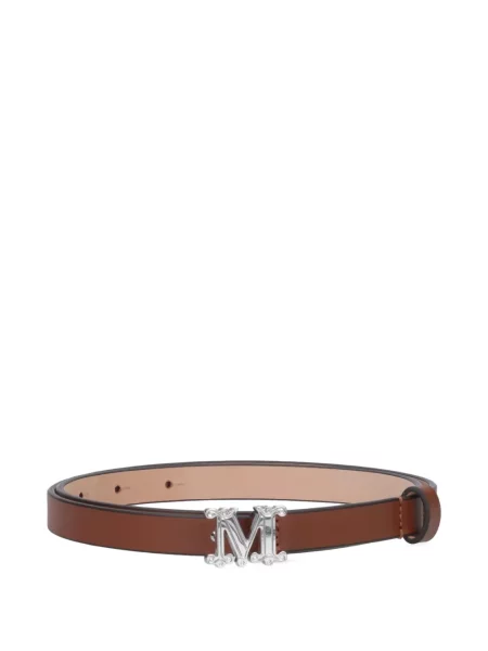 Curea Max Mara din piele maro