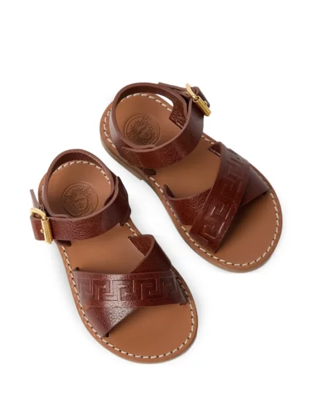 Dětské sandály Versace hnědé