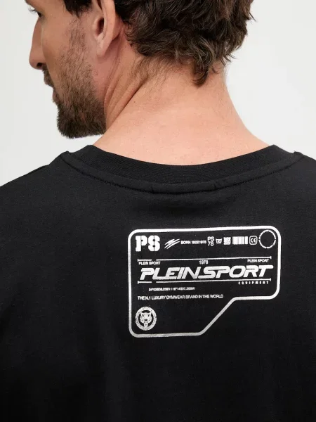 Футболка Plein Sport с принтом черная