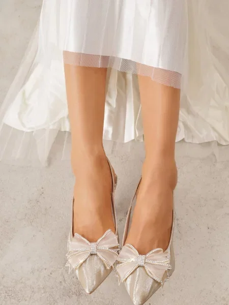Pantofi stiletto Kalilise bej