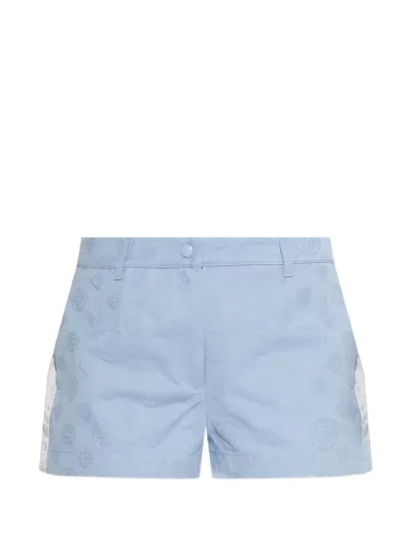 Pantaloni scurți Casablanca cu dungi albastru