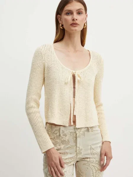 Жилетка Guess HAVANA от лека материя бежово