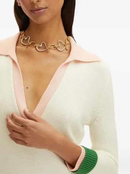 Pulover Oscar De La Renta cu decolteu în V