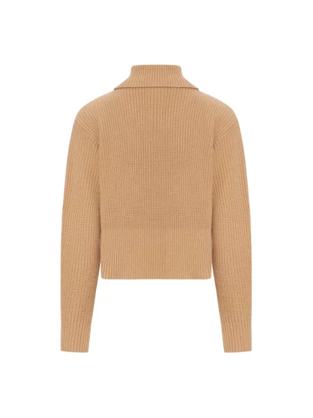 Sweter Max Mara brązowy