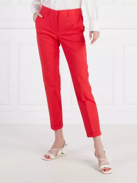 Marella Pantaloni țigarete roșu