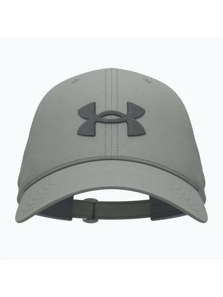 Кепка з козирком Under Armour Blitzing Adj ether titanium/clay green зелена