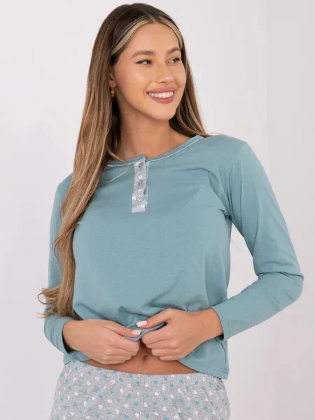 Pižama Forever Pink siva