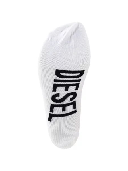 Șosete Diesel cu imagine alb
