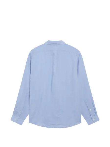 Риза Polo Ralph Lauren на райета с принт с кръгло деколте сиво