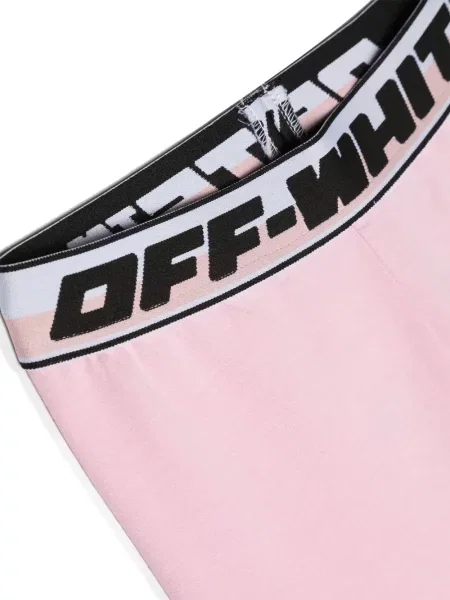 Legginsy dziecięce Off-white białe
